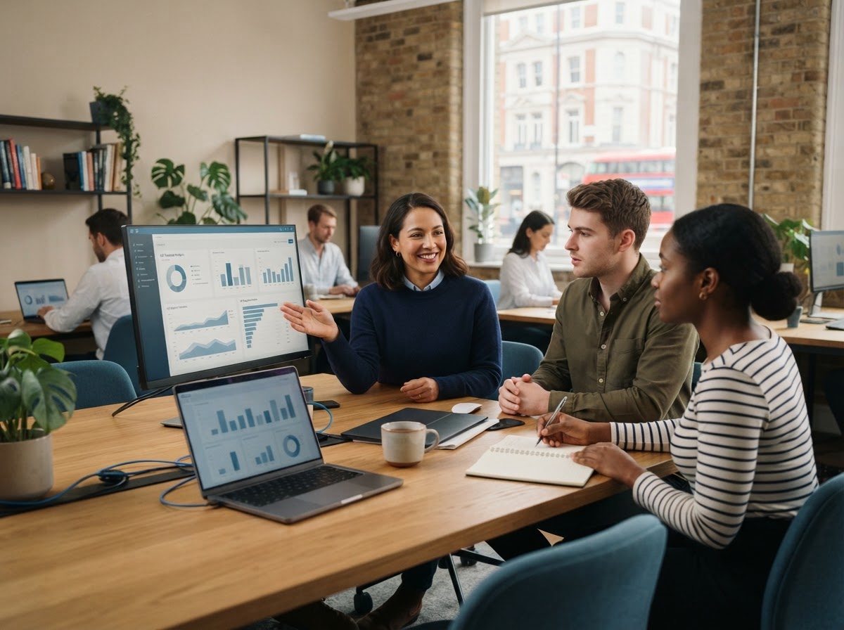 Enigma Edge team reviewing data integrity and risk controls